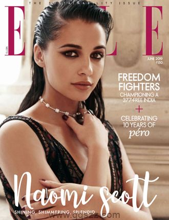 她 Elle 印度 2019年6月