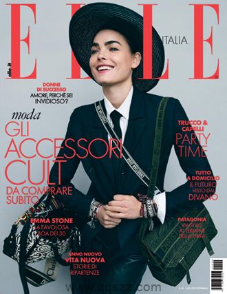 她 Elle 意大利 2019年1月